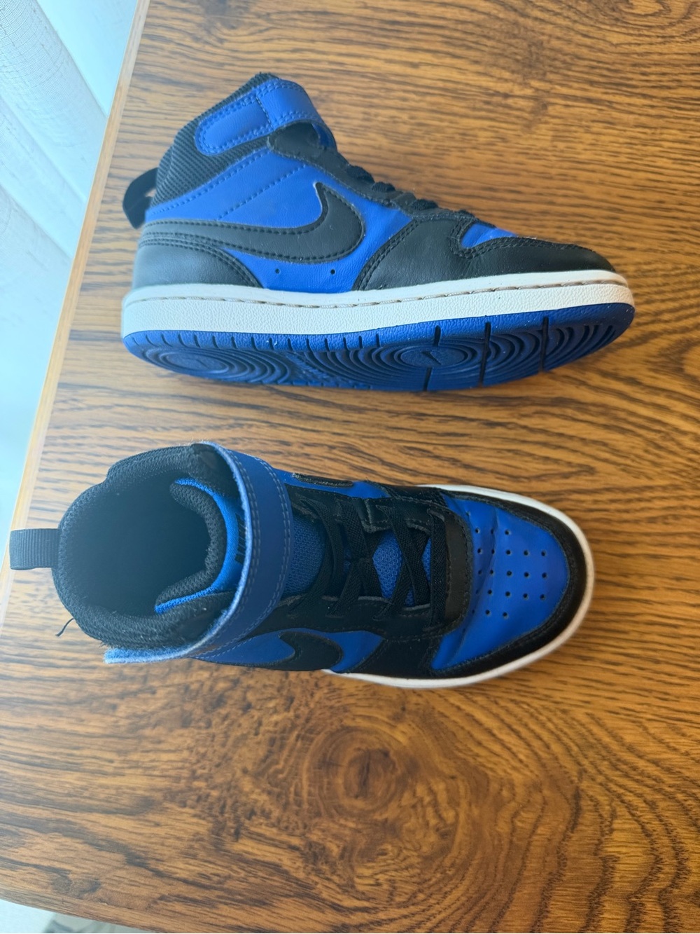 Nike Kids Blue and Black High-Top Sneakers - Picture 7 of 10